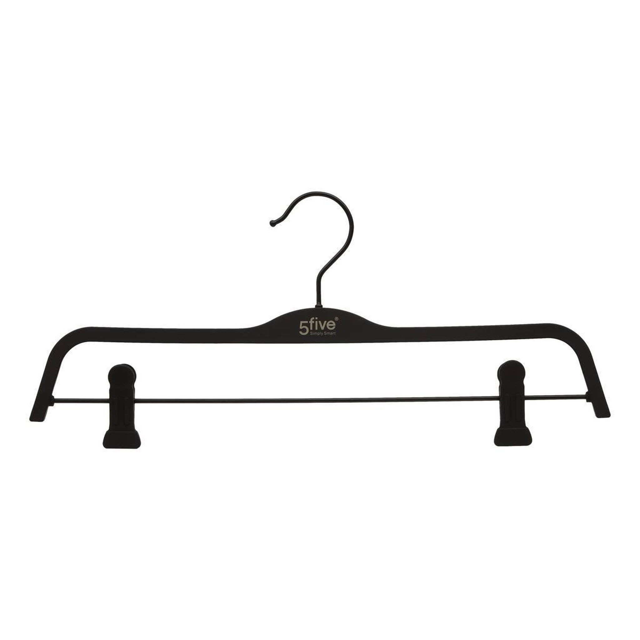 Voir la diapositive 2 : FIVE Lot de 2 Cintres à Pince  Hang'clip  37cm Noir