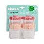 Voir la diapositive 3 : BEABA Lot de 6 portions clip 1er âge 60ml / 120ml