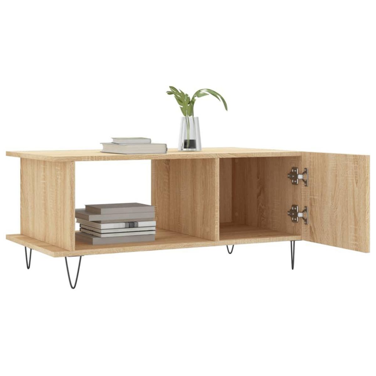 VIDAXL Table basse chene sonoma 90x50x40 cm bois d'ingenierie