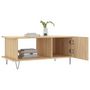 Voir la diapositive 4 : VIDAXL Table basse chene sonoma 90x50x40 cm bois d'ingenierie