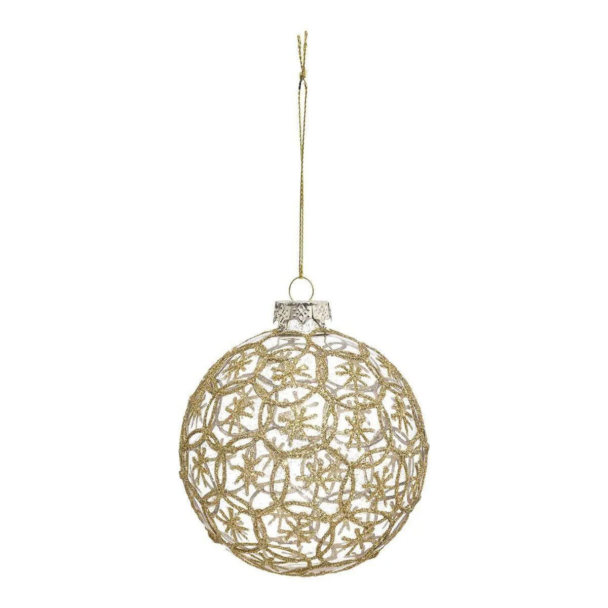 ATMOSPHERA Boule de Noël Étoile  Nouvelle Orléans  10cm Or