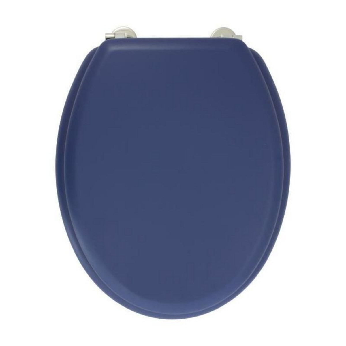 GELCO GELCO DESIGN Abattant WC Dolce - Charnieres inox - Bois moule - Bleu marine