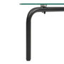 Voir la diapositive 3 : ATMOSPHERA Table Basse en Verre  Hecate  110cm Noir