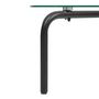 Voir la diapositive 3 : ATMOSPHERA Table Basse en Verre  Hecate  110cm Noir