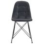 Voir la diapositive 3 : IDIMEX Lot de 4 chaises IMRAN, en synthétique