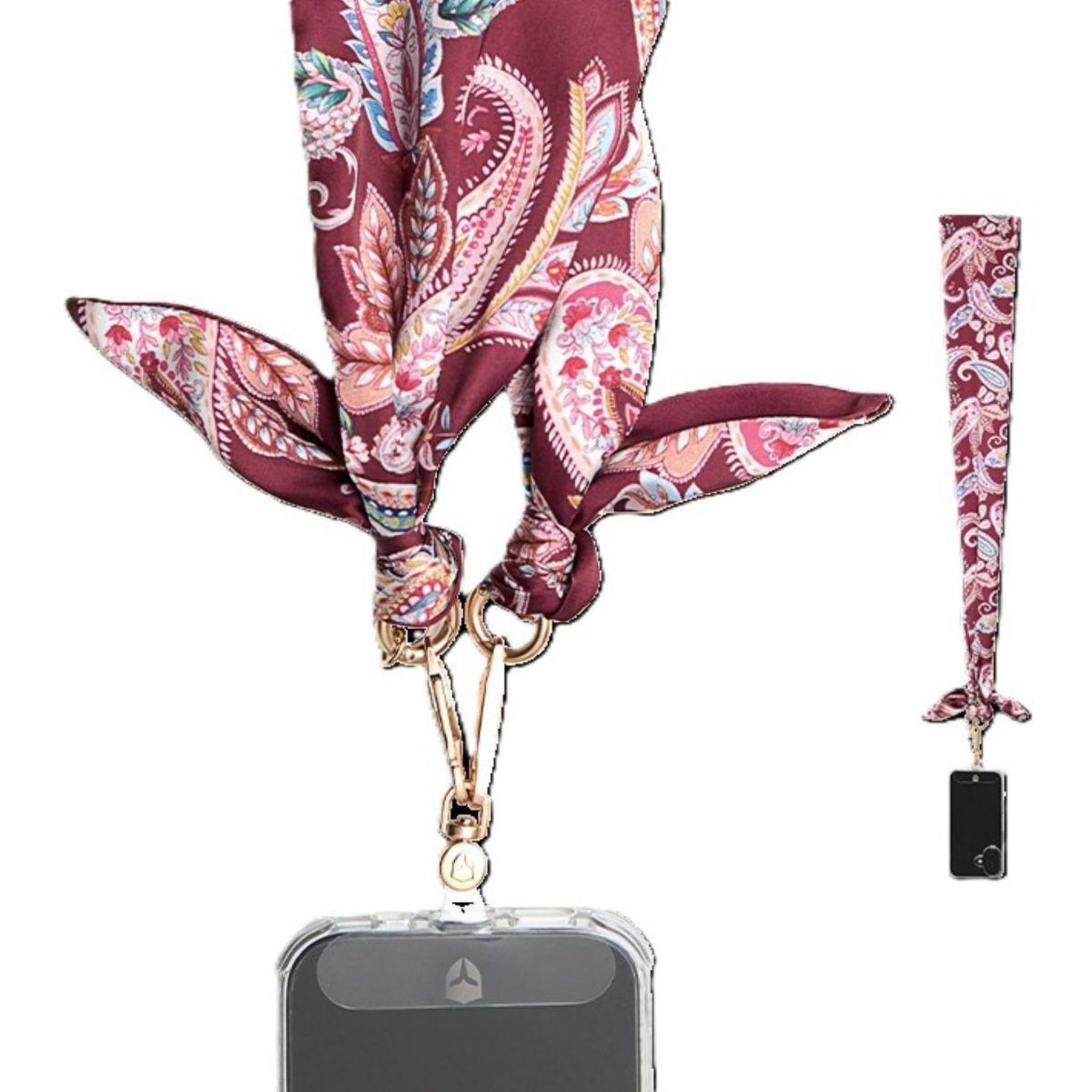 Voir la diapositive 2 : FORCE CASE Bandoulière bandoulière bandana bordeaux