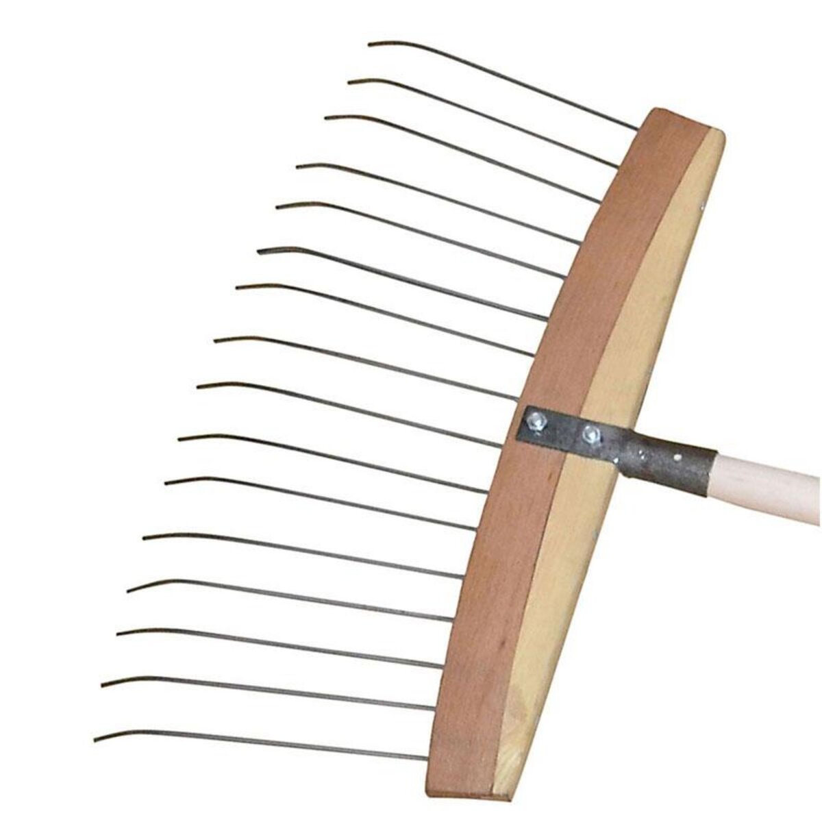 OUTILS PERRIN Balai à feuilles et gazon  bois/acier  sans manche