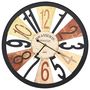 Voir la diapositive 2 : VIDAXL Horloge murale Metal 60 cm Multicolore