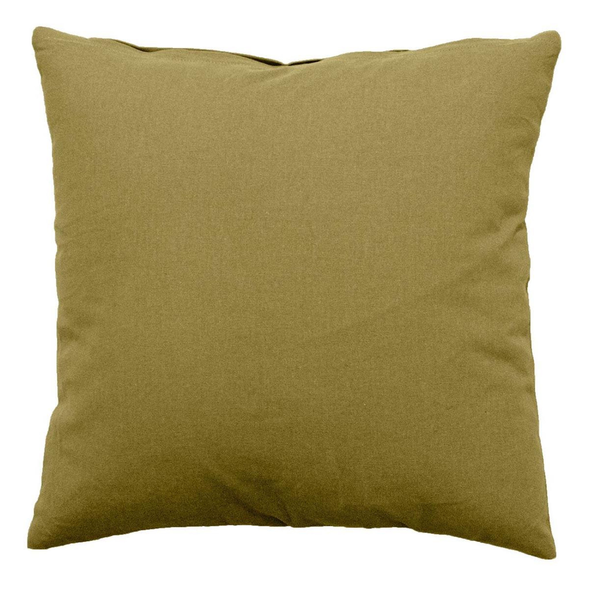 ENJOY HOME Coussin déco uni déhoussable  panama  60x60cm bronze