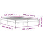 Voir la diapositive 6 : VIDAXL Cadre de lit sans matelas noir 120x200 cm