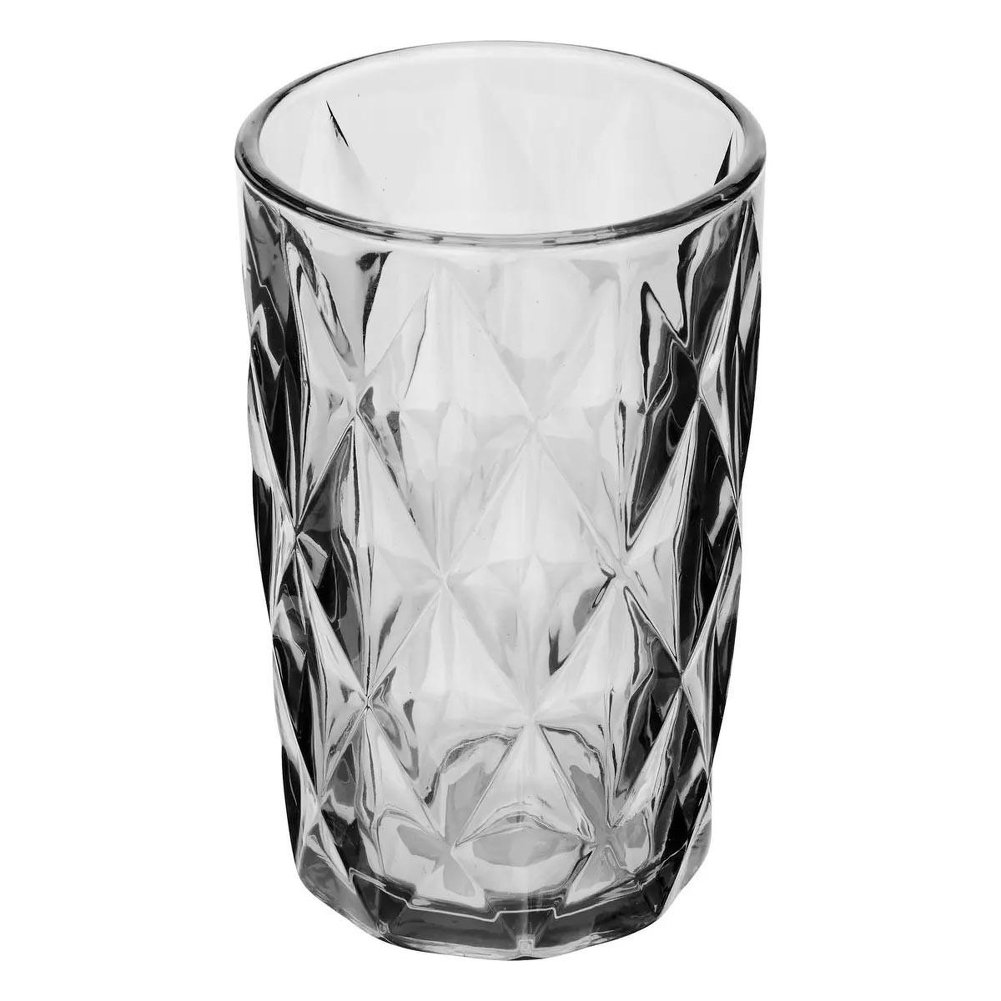 Voir la diapositive 2 : SECRET DE GOURMET Lot de 6 verres hauts  lea  40cl gris