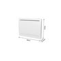 Voir la diapositive 4 : OCEANIC Radiateur électrique fixe a inertie seche céramique 1000W OCEANIC Rubis - Design galbé - Blanc - NF