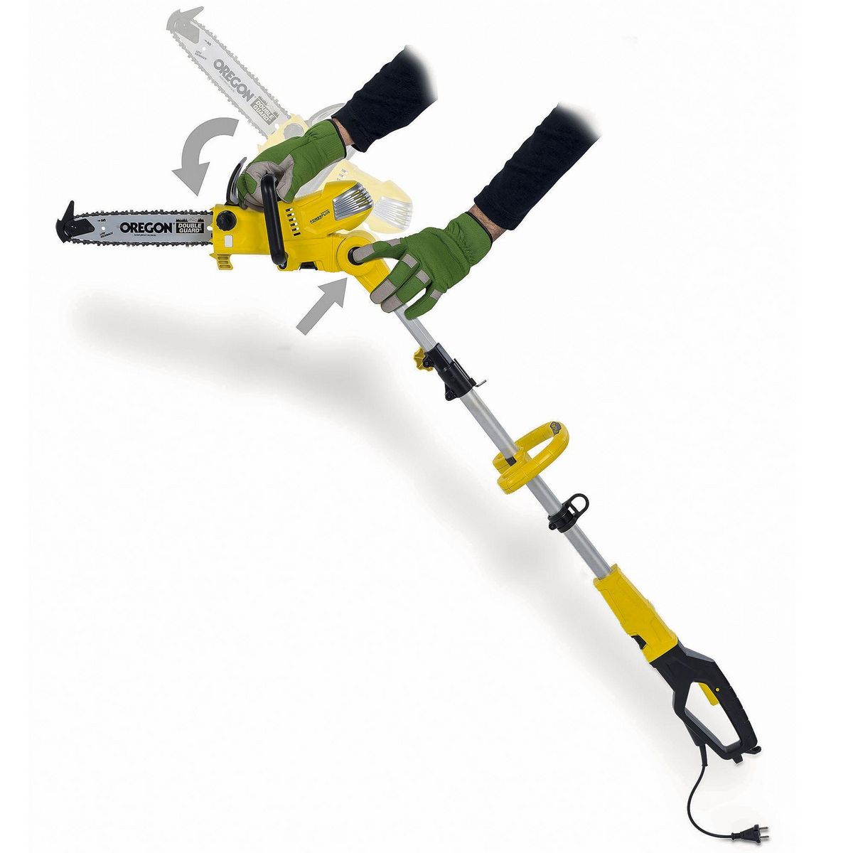 POWERPLUS Tronçonneuse élagueuse télescopique 900w