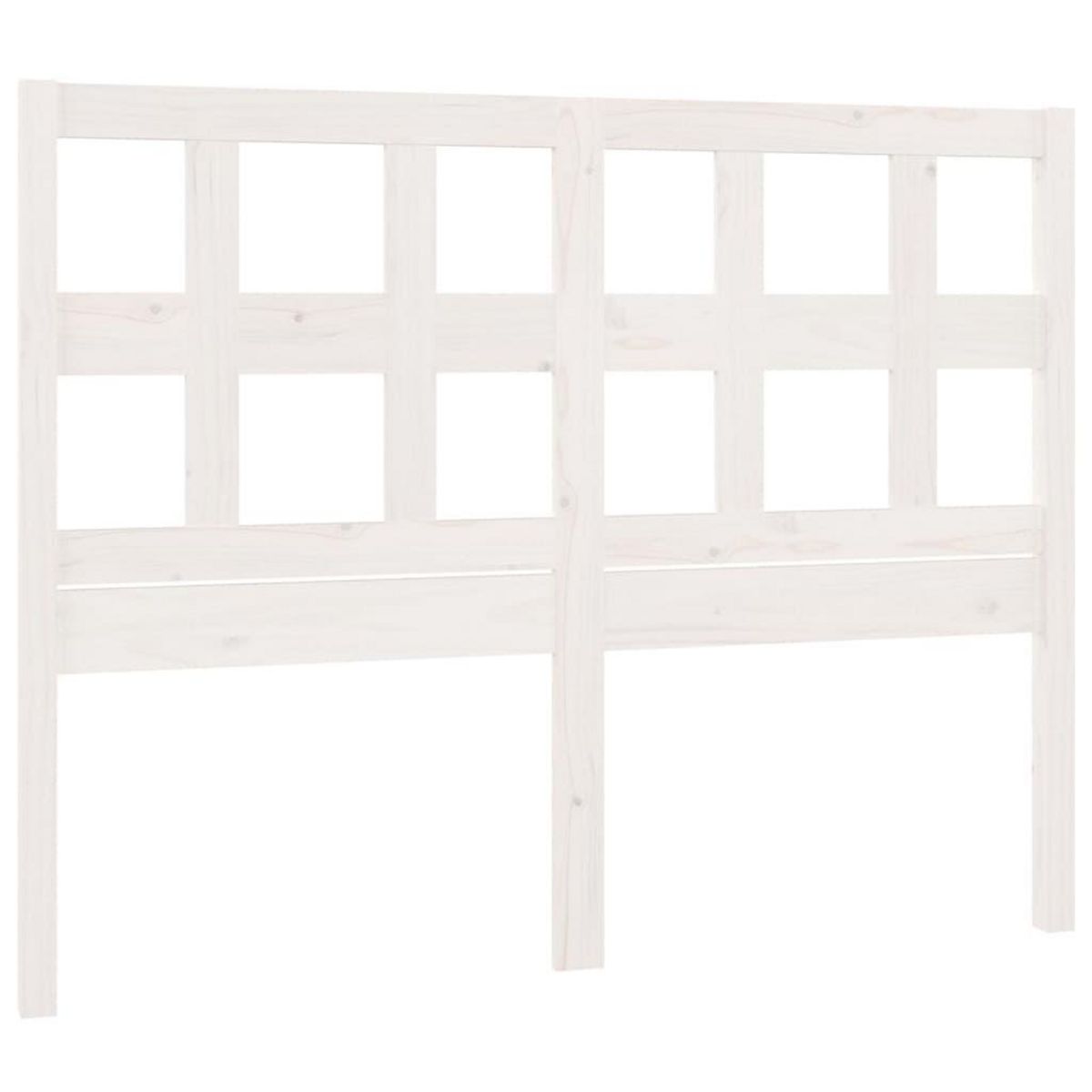 VIDAXL Tete de lit Blanc 165,5x4x100 cm Bois massif de pin
