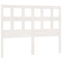 Voir la diapositive 2 : VIDAXL Tete de lit Blanc 165,5x4x100 cm Bois massif de pin