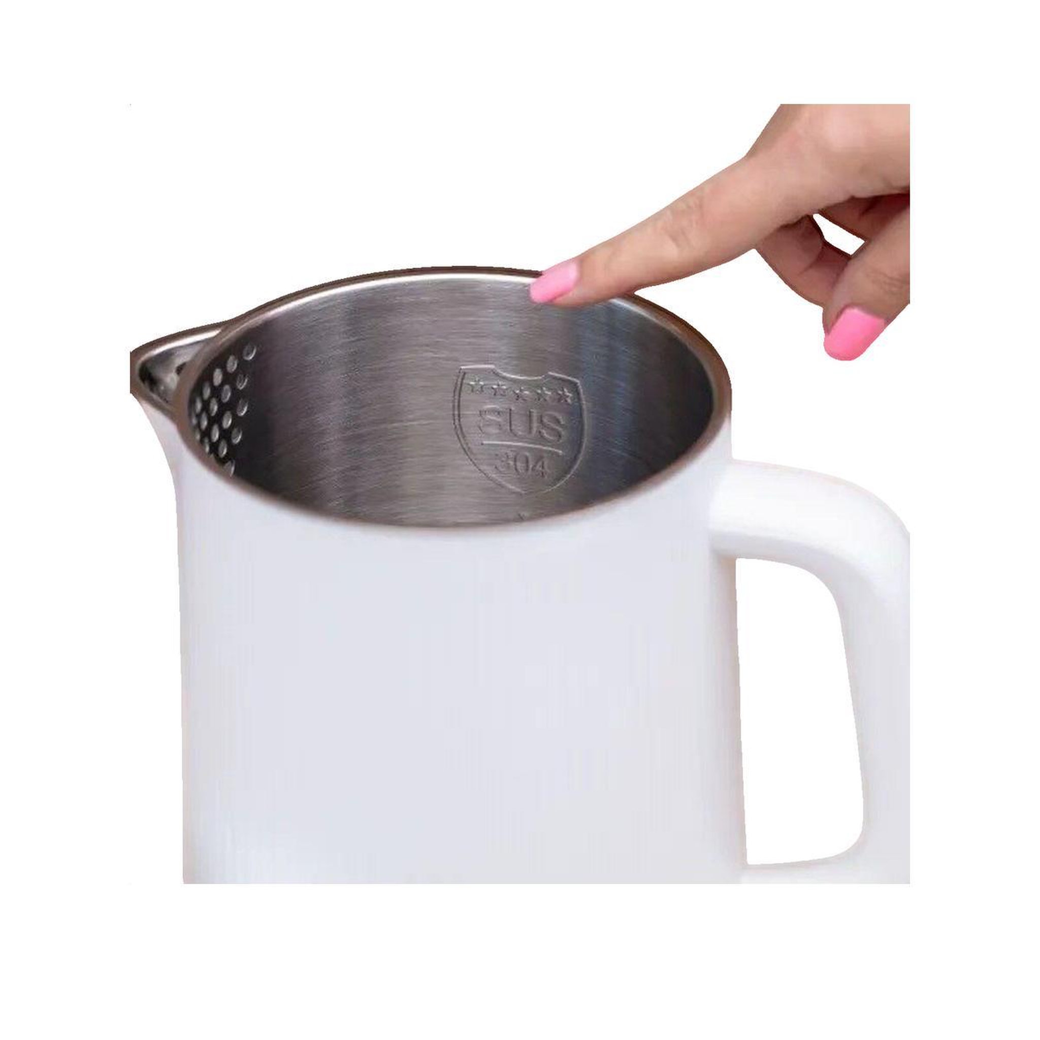 Voir la diapositive 3 : MPM Bouilloire mpm Czajnik Moderne blanche 1.5 L