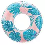 FUNSICLE Bouée Funsicle bleue et rose pour piscine  79x22cm
