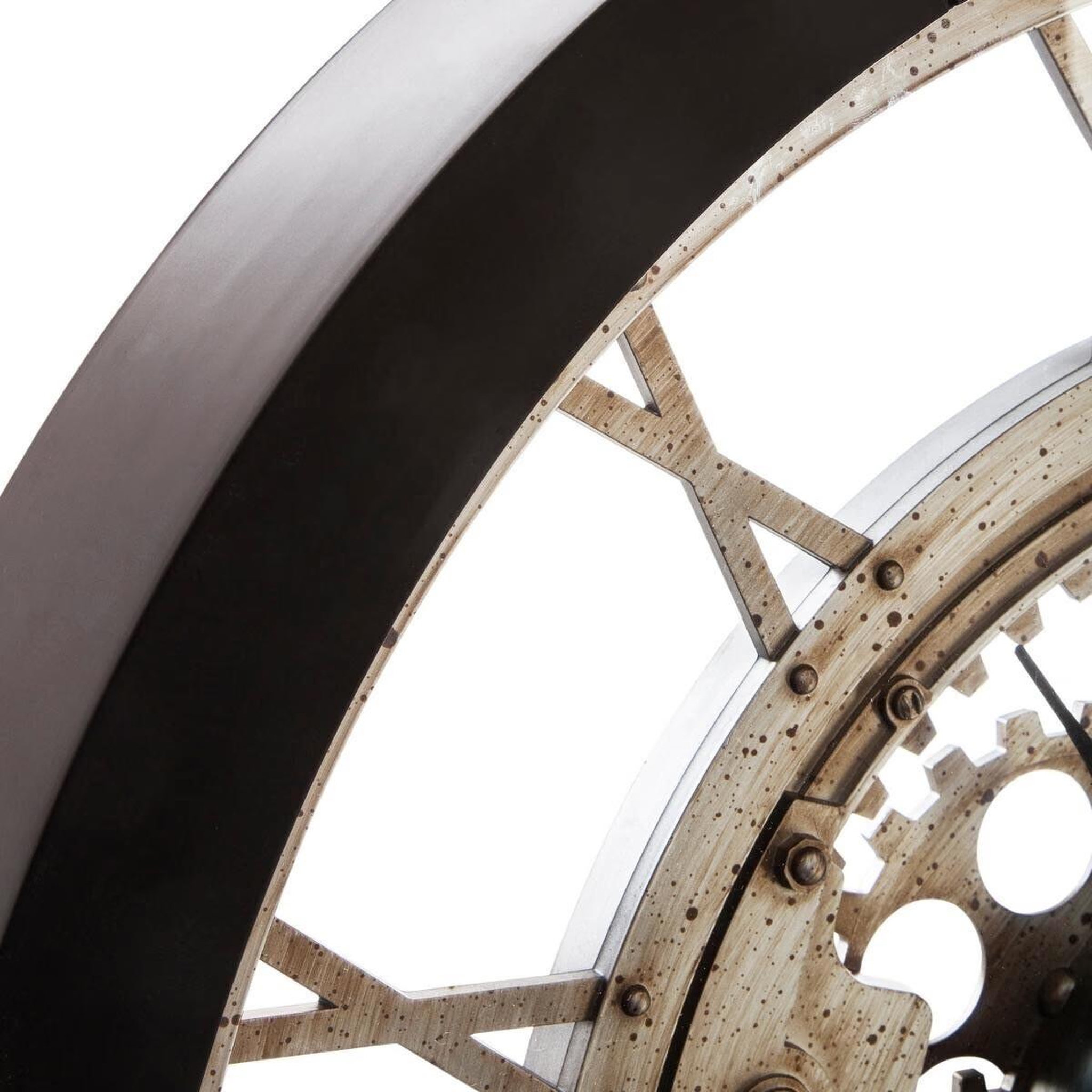 Voir la diapositive 3 : ATMOSPHERA Horloge murale  méca  61cm noir