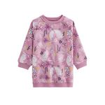 Petit Béguin Robe enfant en molleton Louisa. Coloris disponibles : Rose