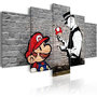 Voir la diapositive 1 : Paris Prix Tableau Imprimé  Super Mario Mushroom Cop - Banksy