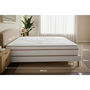Voir la diapositive 5 : MARMOTTES&CO Pack prêt à dormir matelas LE PAISIBLE 200x200cm Mémoire de forme BioVisco + double sommiers Beige + 2 oreillers + couette