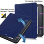 Voir la diapositive 2 : IBROZ Etui Origami Kobo Libra Colour 2024 bleu