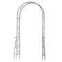 Voir la diapositive 4 : OUTSUNNY Arche de jardin arche à rosiers style fer forgé dim. 120L x 30l x 226H cm métal époxy noir vieilli cuivré