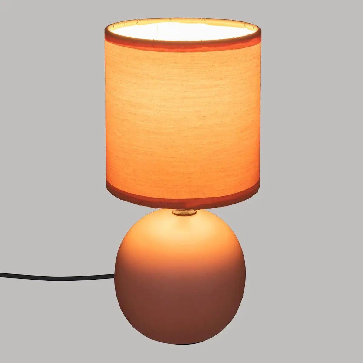 ATMOSPHERA Lampe à Poser Céramique  Boule  25cm Rose Blush