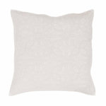 Paris Prix Housse de Coussin  Florette  60x60cm Blanc