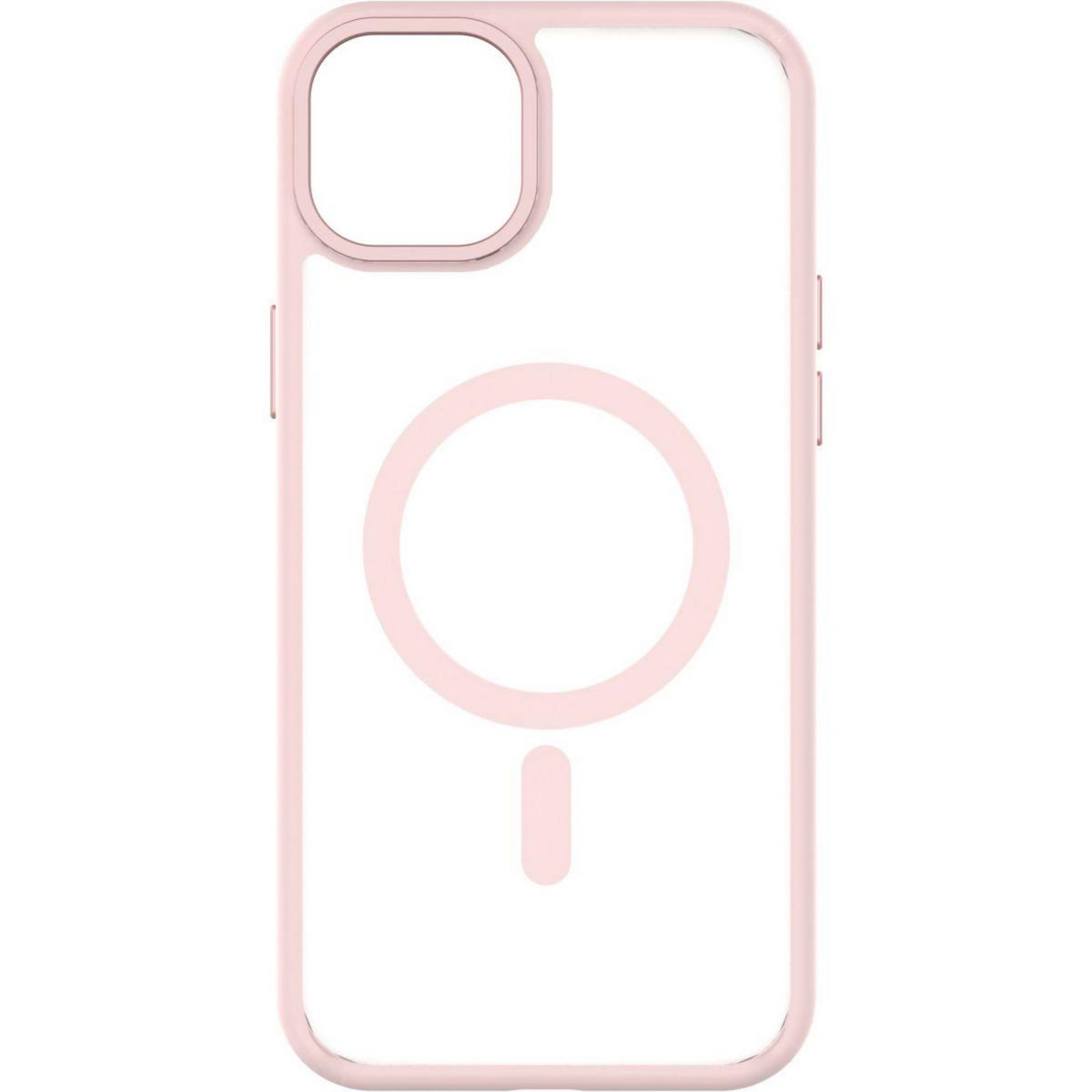 Qdos Coque bumper Iphone 15 Plus MagSafe Hybrid SNAP Rose