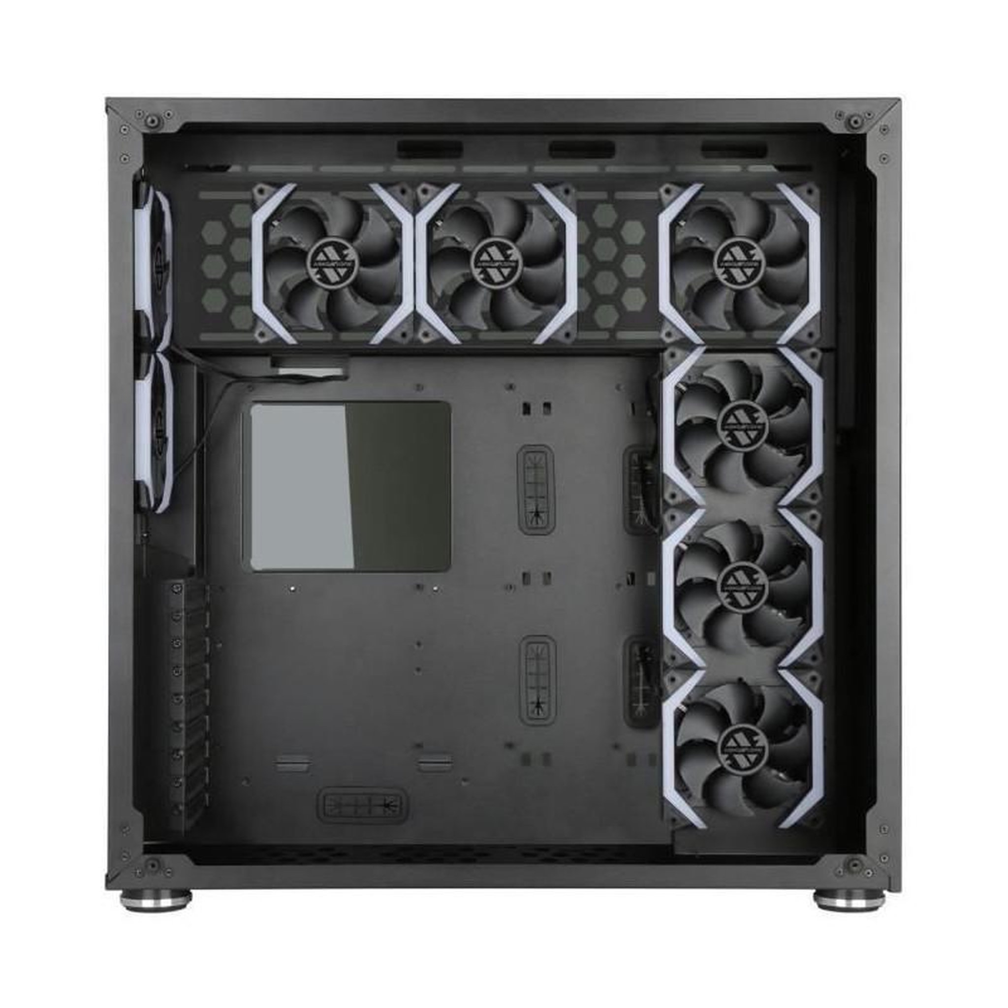 Voir la diapositive 4 : ABKONCORE ABKONCORE BOITIER PC R780 Sync - retro eclairage RGB - Noir - Verre trempe - Format E-ATX ABKO-RMS-780-SYNC