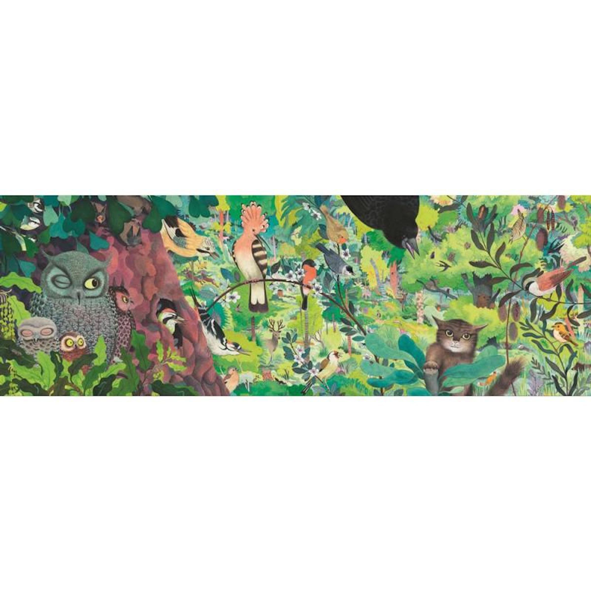 Djeco Puzzle 1000 pièces Owls and Birds – Djeco – Adulte & Enfant – Thème Animaux