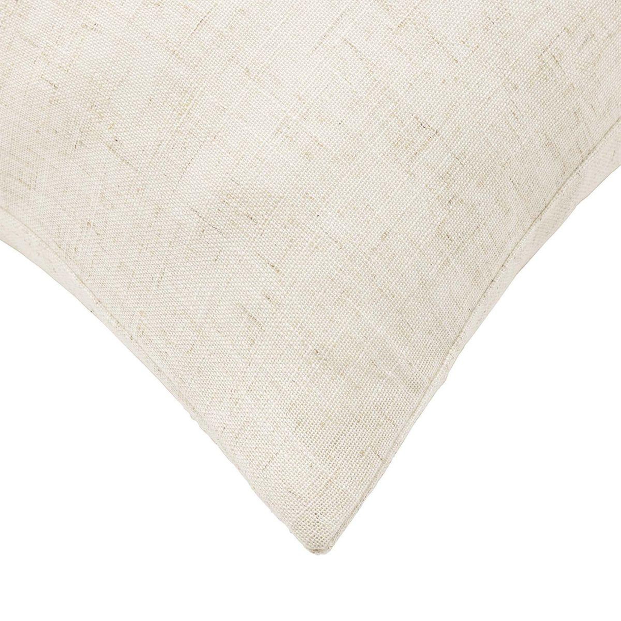 Voir la diapositive 3 : Douceur d'Intérieur Coussin effet lin tissé  nando  60x60cm naturel