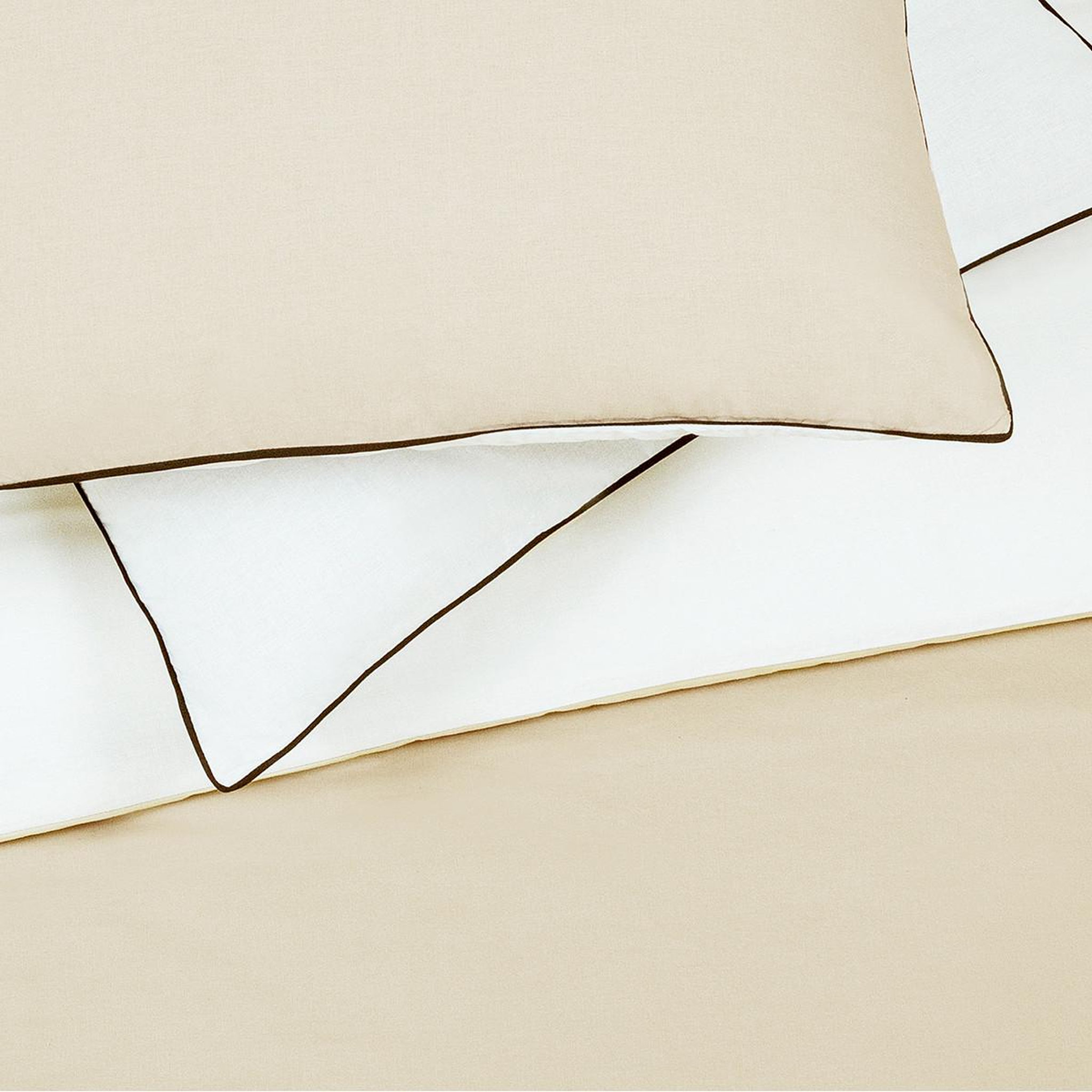 Voir la diapositive 3 : FUTURE HOME Parure de lit simple bicolore
