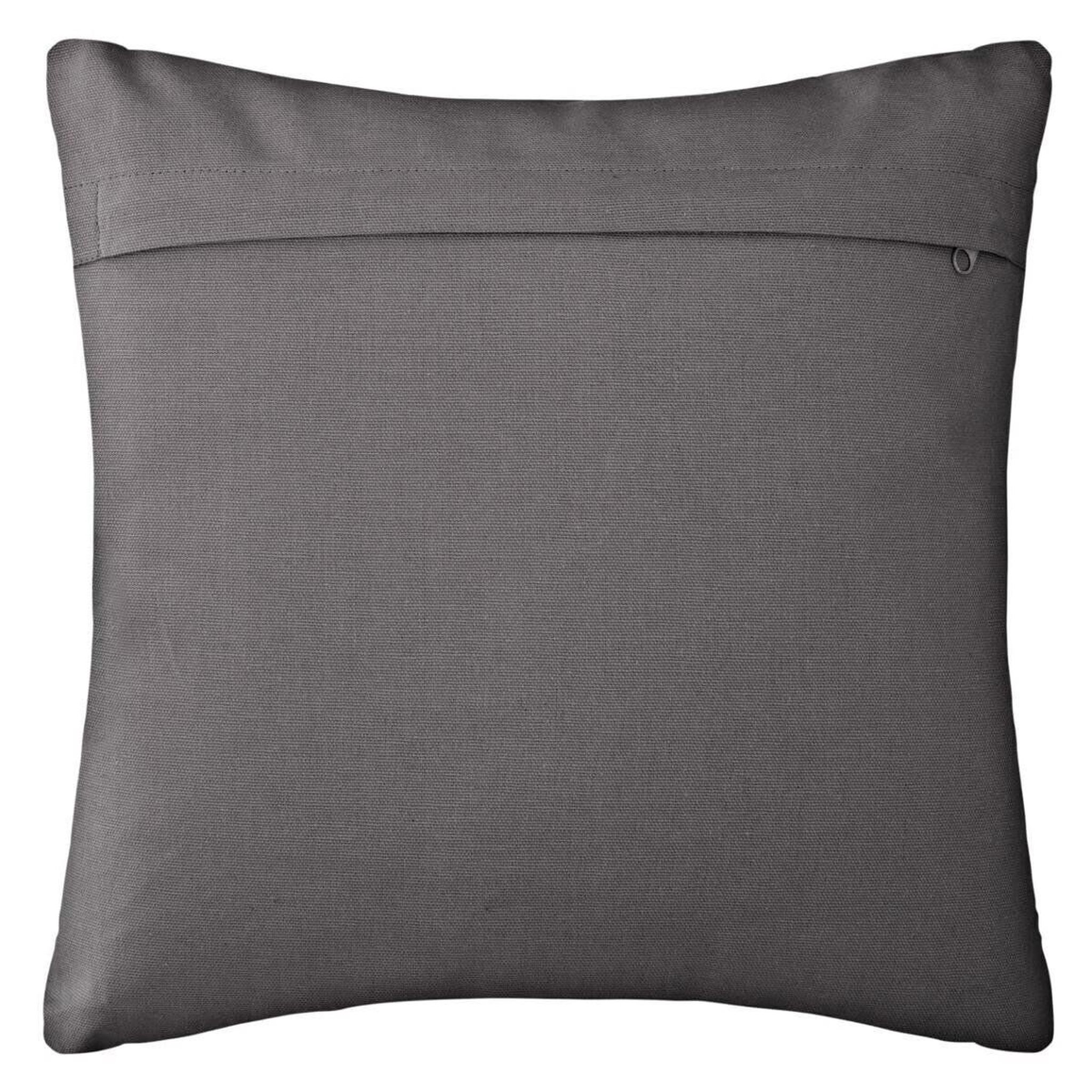 Voir la diapositive 2 : ATMOSPHERA Coussin déco déhoussable  otto  38x38cm gris