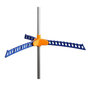 Voir la diapositive 3 : Kitchen move Étendoir Parapluie 33 Cintres TIGEA Orange Acier