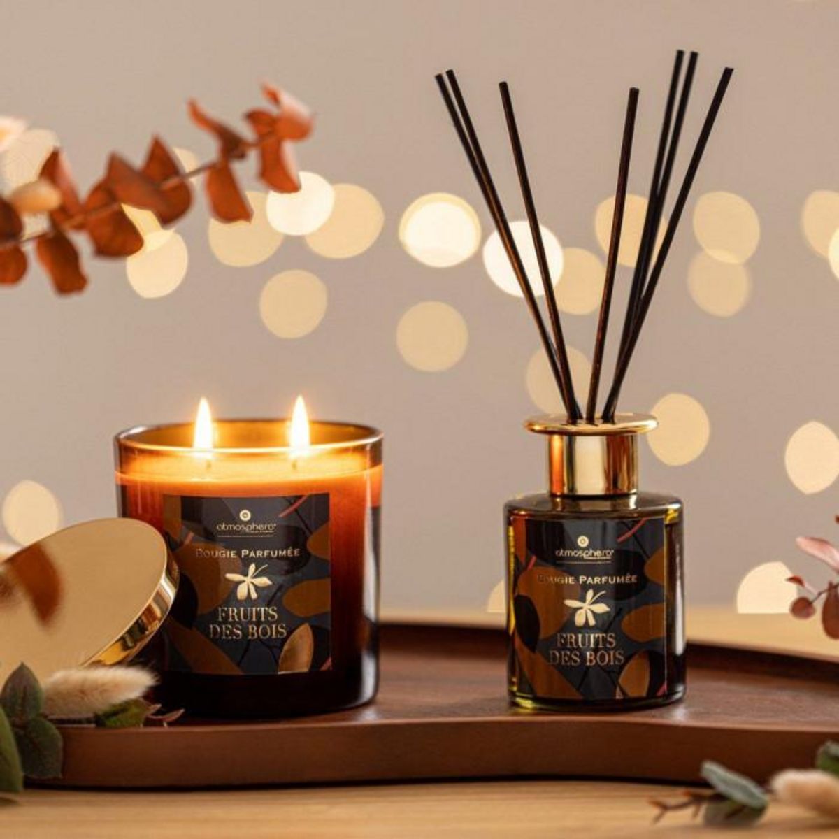 ATMOSPHERA Diffuseur de Parfum  Plum  150ml Fruits des Bois