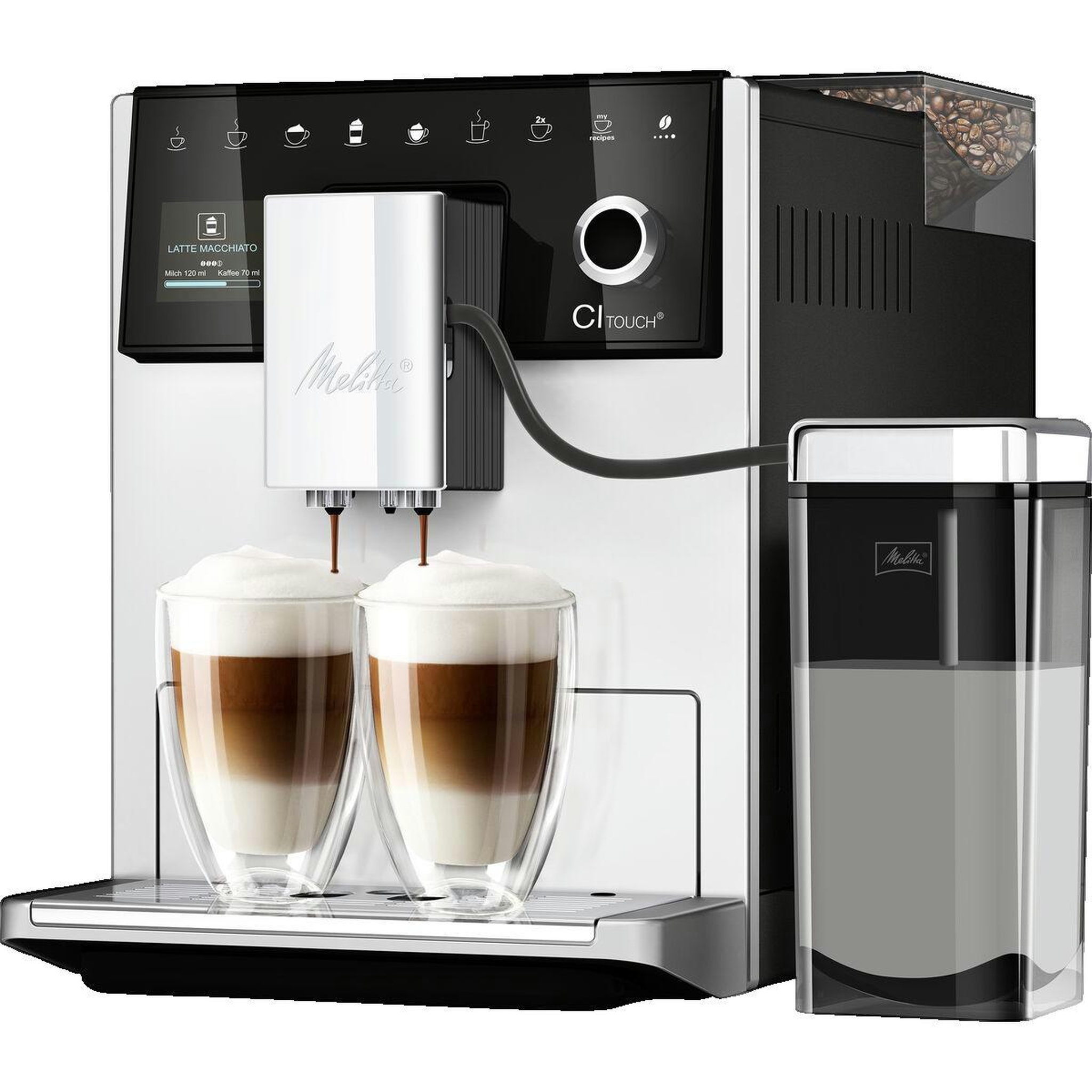 Melitta Cafetière Melitta F630-111 superautomatique argentée