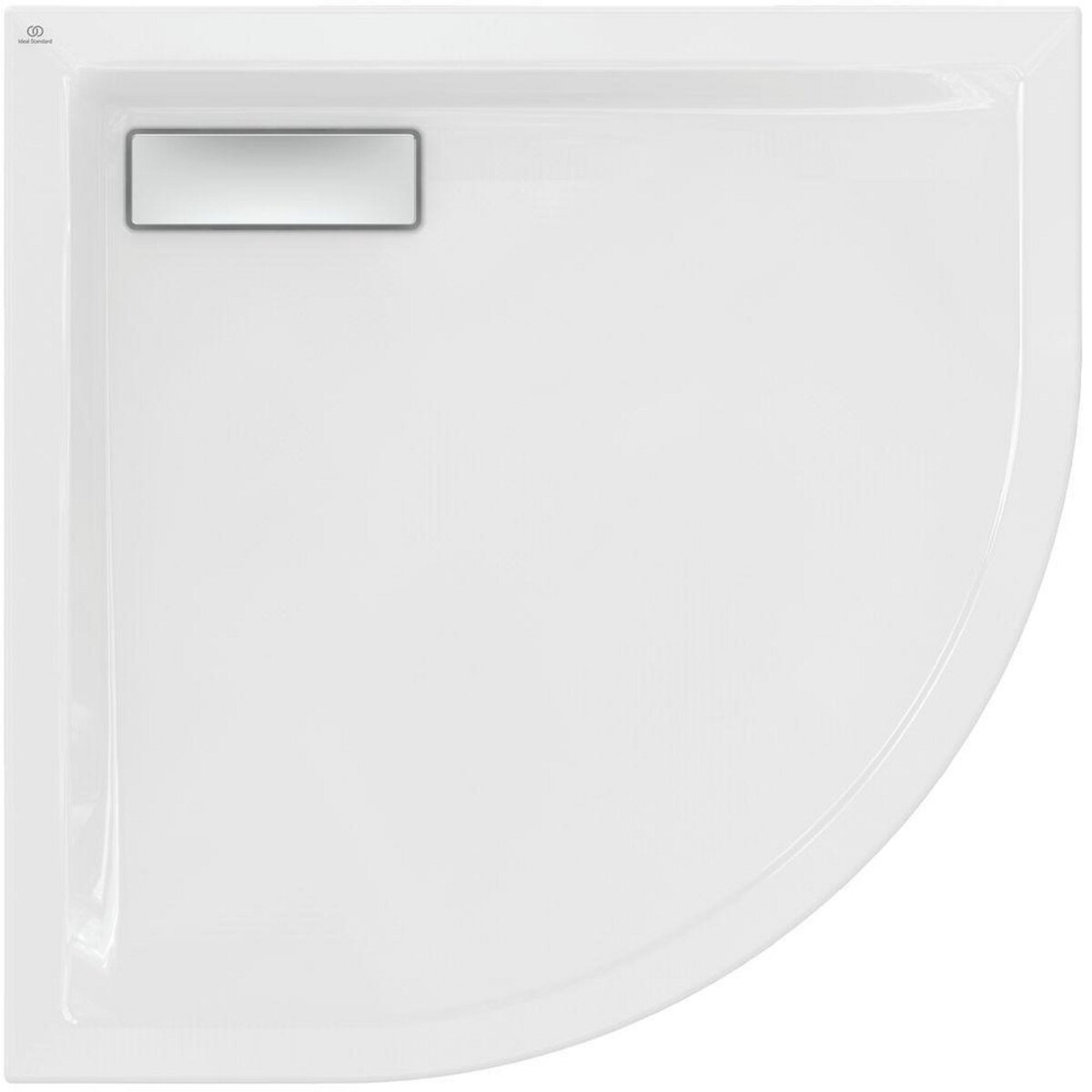 Ideal Standard Receveur de douche d'angle ULTRAFLAT - 80x80 - Blanc - sans bonde