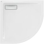 Ideal Standard Receveur de douche d'angle ULTRAFLAT - 80x80 - Blanc - sans bonde