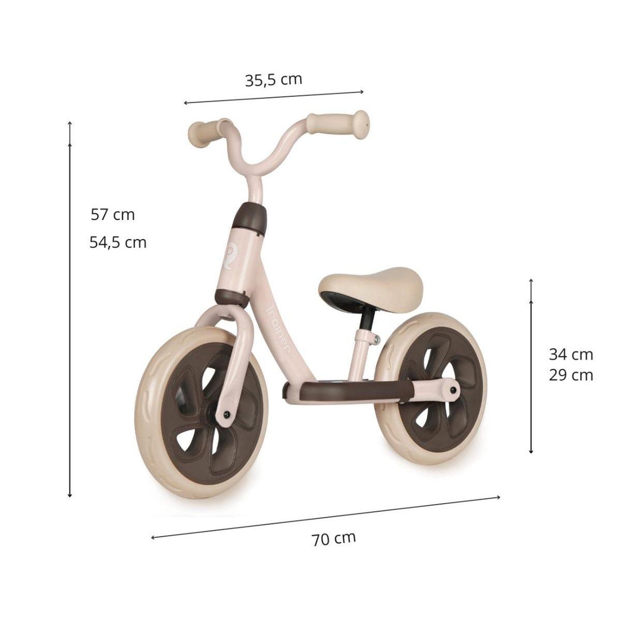 Voir la diapositive 2 : QPLAY Draisienne  trainer rose