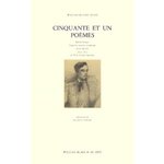 CINQUANTE ET UN POEMES. EDITION BILINGUE FRANCAIS-ANGLAIS, Yeats William Butler