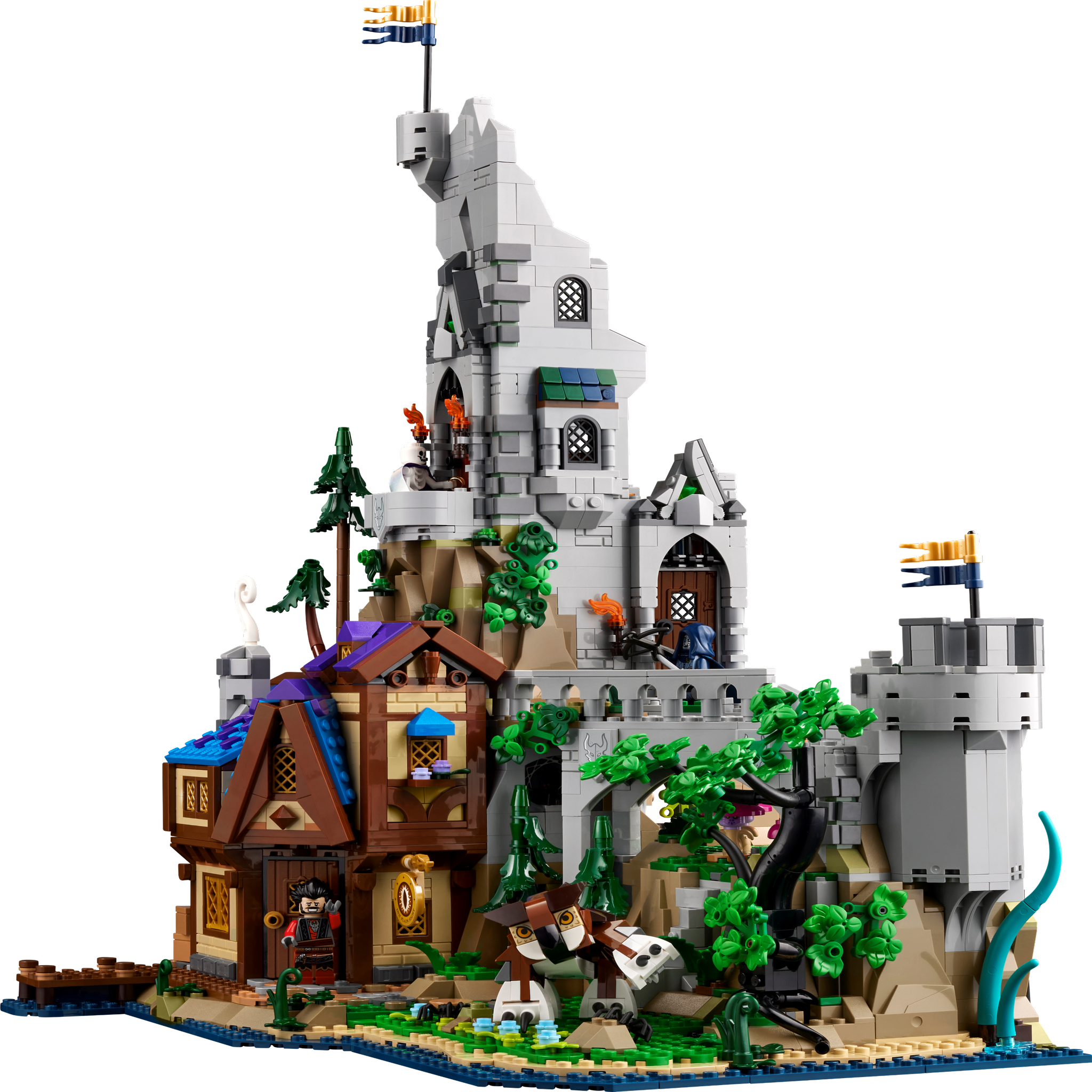 Voir la diapositive 4 : LEGO Lego ideas donjons & dragons 21348 le conte du dragon rouge