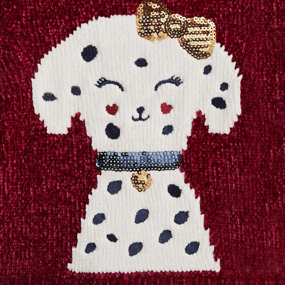 IN EXTENSO Pull chenille imprimé chat bébé fille