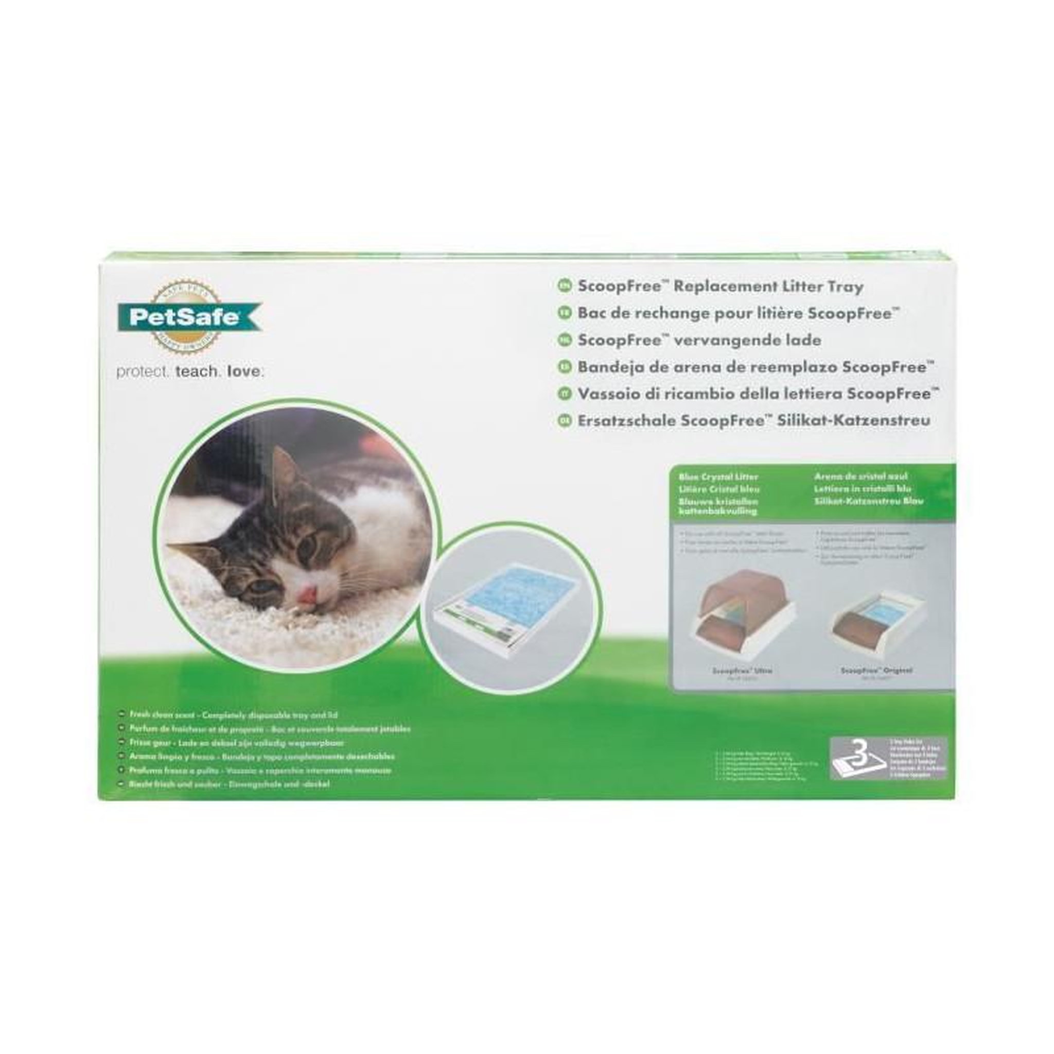 Voir la diapositive 2 : PETSAFE Petsafe - Scoopfree Rechange De Litiere Lot De 3 Pac19-14264