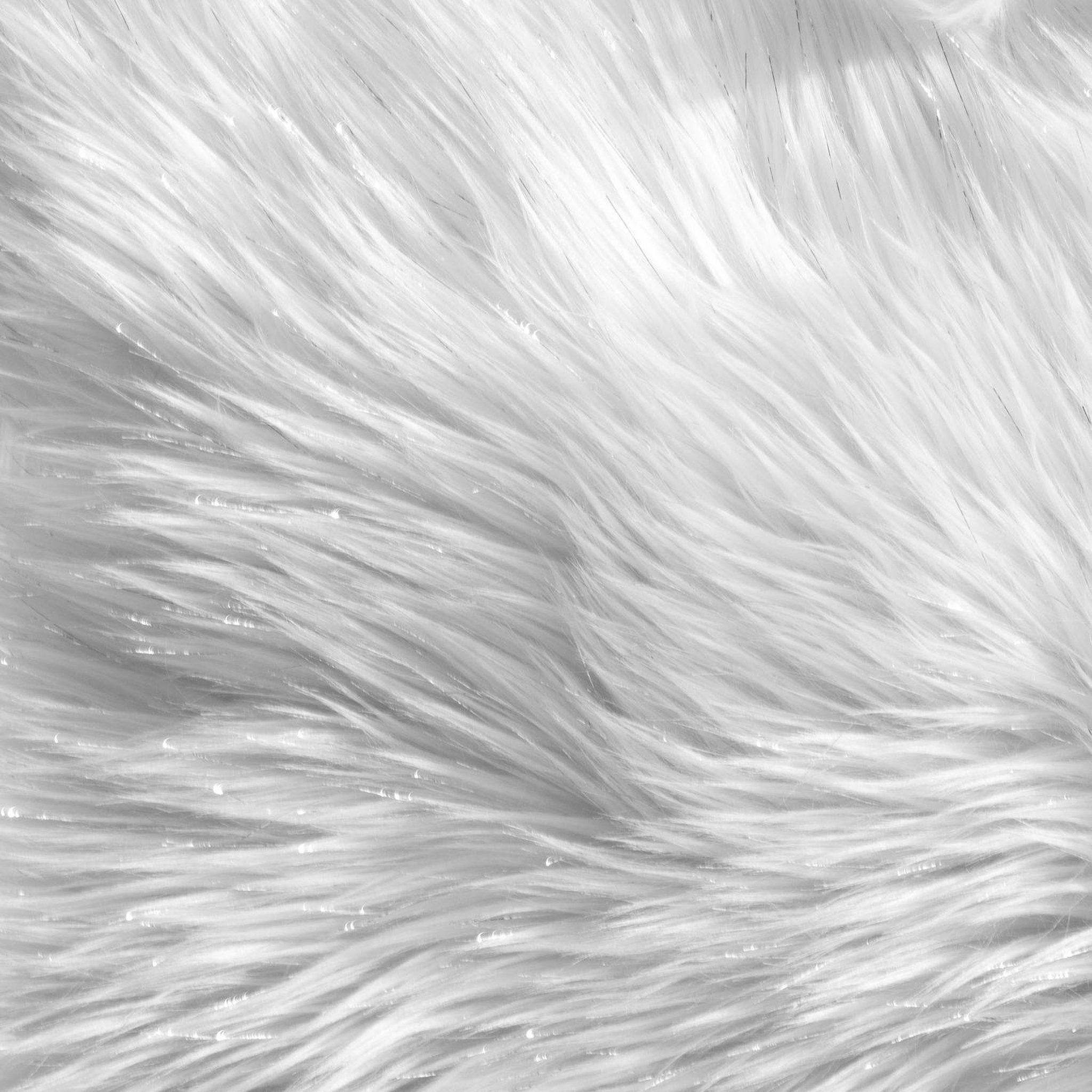 Voir la diapositive 2 : FEERIC LIGHT & CHRISTMAS Tapis de noël imitiation fourrure fantasy - diam. 90 cm - blanc