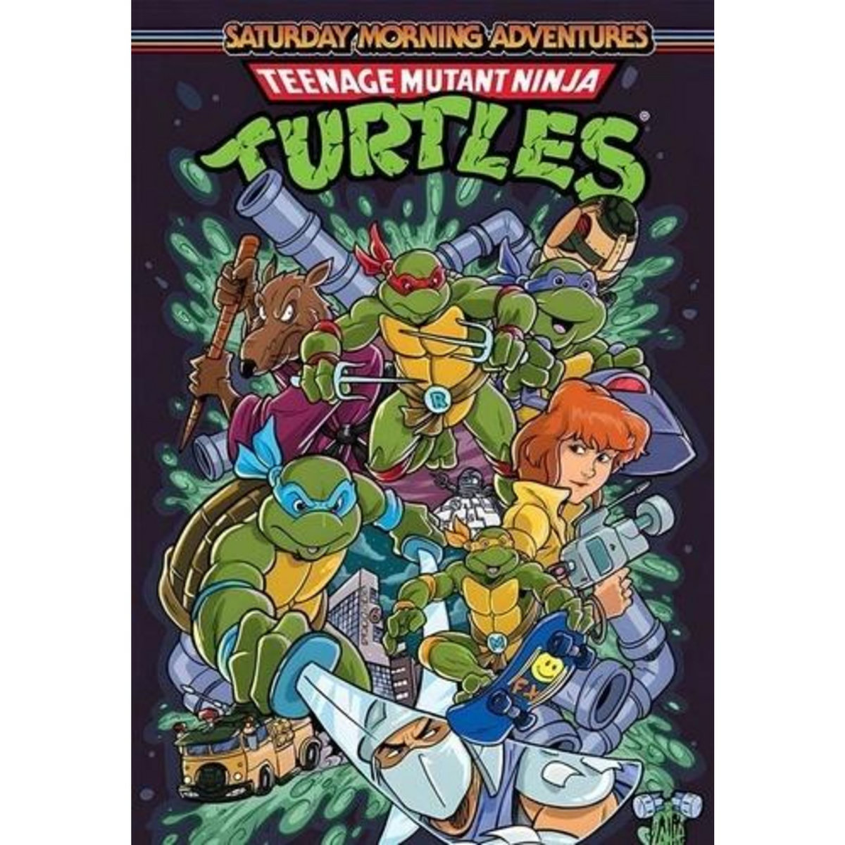 TEENAGE MUTANT NINJA TURTLES : SATURDAY MORNING ADVENTURES TOME 2 , Burnham Erik