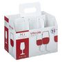 Voir la diapositive 3 : SECRET DE GOURMET Lot de 6 Verres à Vin  Viticole  21cl Transparent