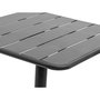 Voir la diapositive 2 : HESPERIDE Table de jardin carrée Phuket Graphite 65 x 65 cm - 2 places - Hespéride