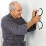 Voir la diapositive 2 : RIDDER RIDDER Barre d'appui a ventouse 12,5 cm 100 kg A0150201